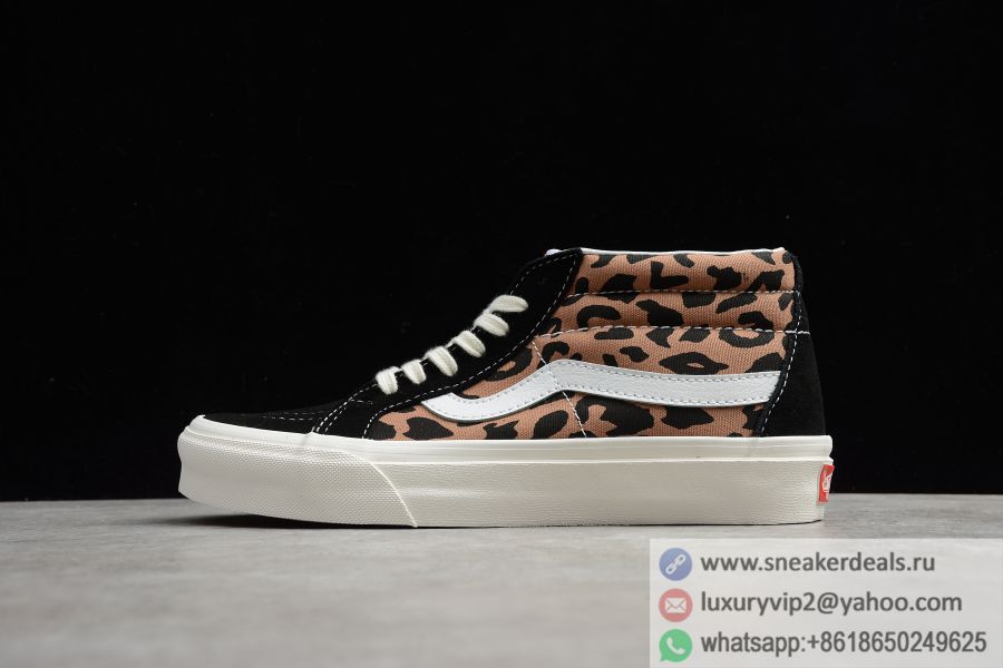 Vans Sk8-Mid Pro Leopard Print Black VN0A38GFXKI Unisex Skate Shoes